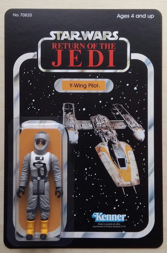 Y-wing Pilot - Return of the Jedi - Kenner Cardback - Etsy