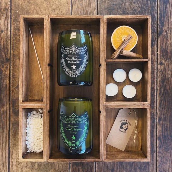 ドン・ペリニヨン シャンパンボトルキャンドル | 天然ソイワックス