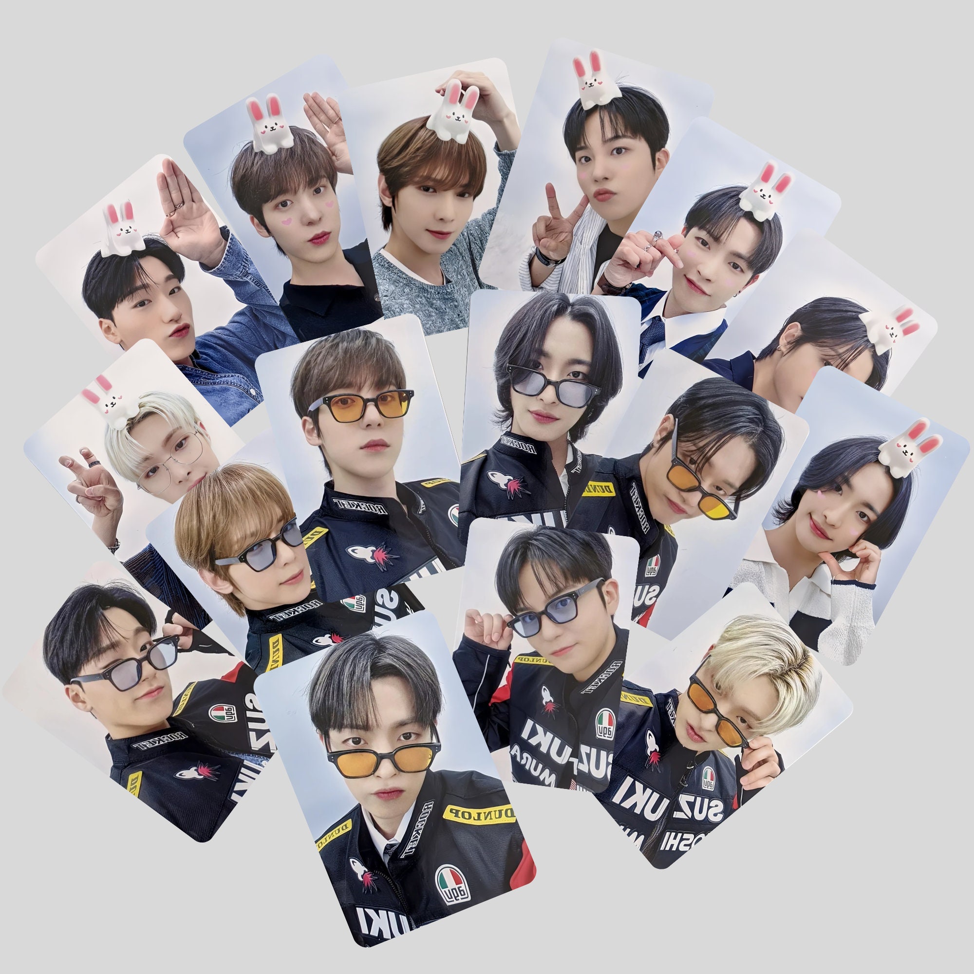 Ateez Golden Hour Racer Rabbit Luckydraw Photocards -preorder - Etsy
