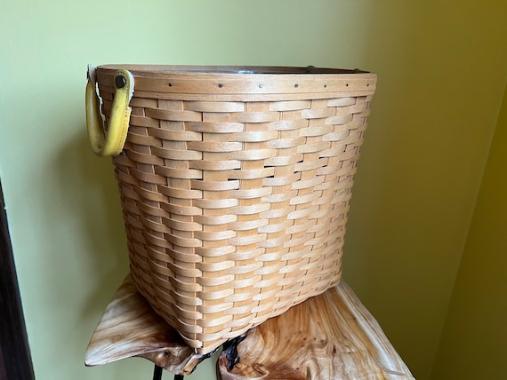 Large Longaberger Oval Waste Basket - Etsy