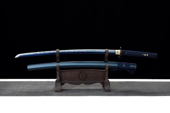全唐日本刀 手鍛造刀 高マンガン鋼青刀 コレクター向け刀 - Etsy 日本
