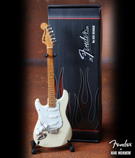 Jimi Hendrix Reverse Fender Strat Cream Stratocaster Mini Guitar