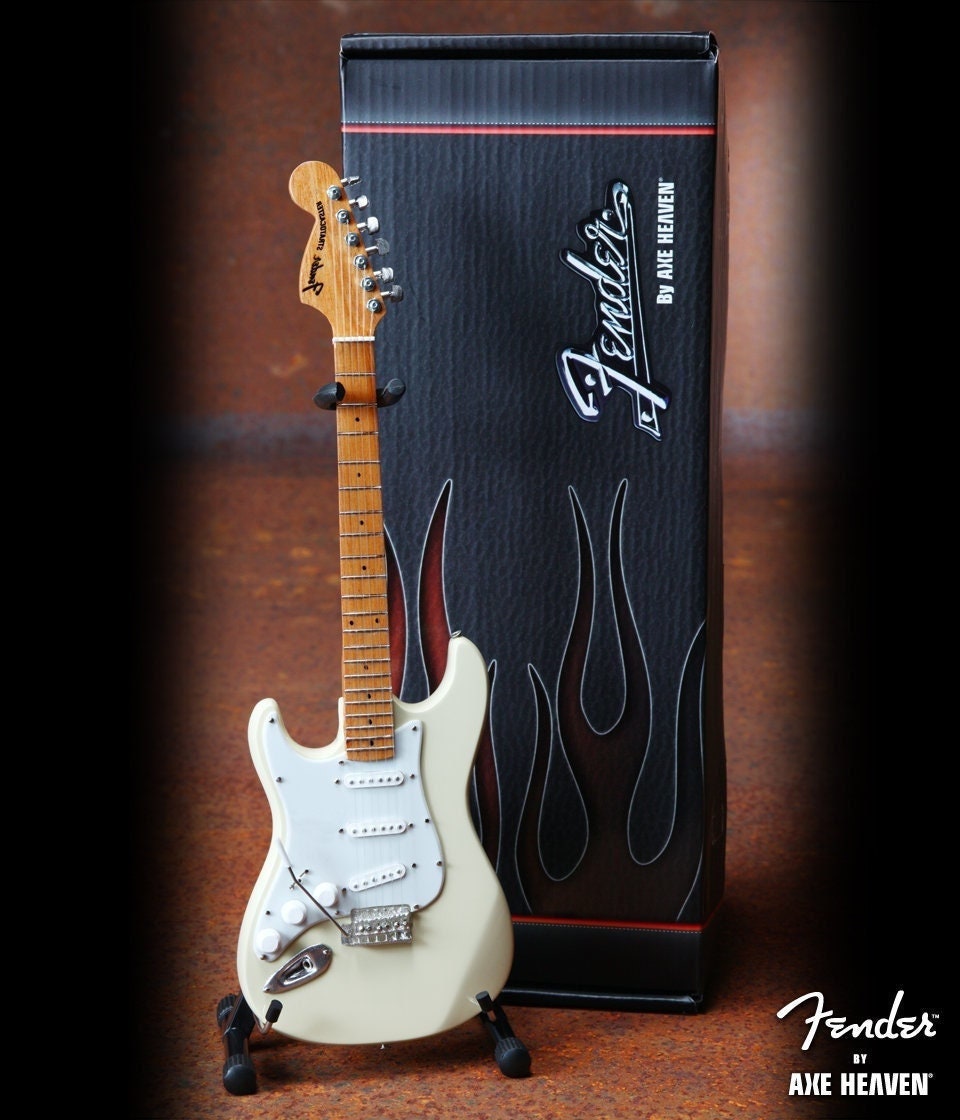 Jimi Hendrix Reverse Fender Strat Cream Stratocaster Mini Guitar