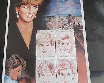 ダイアナ妃切手シート - Etsy 日本