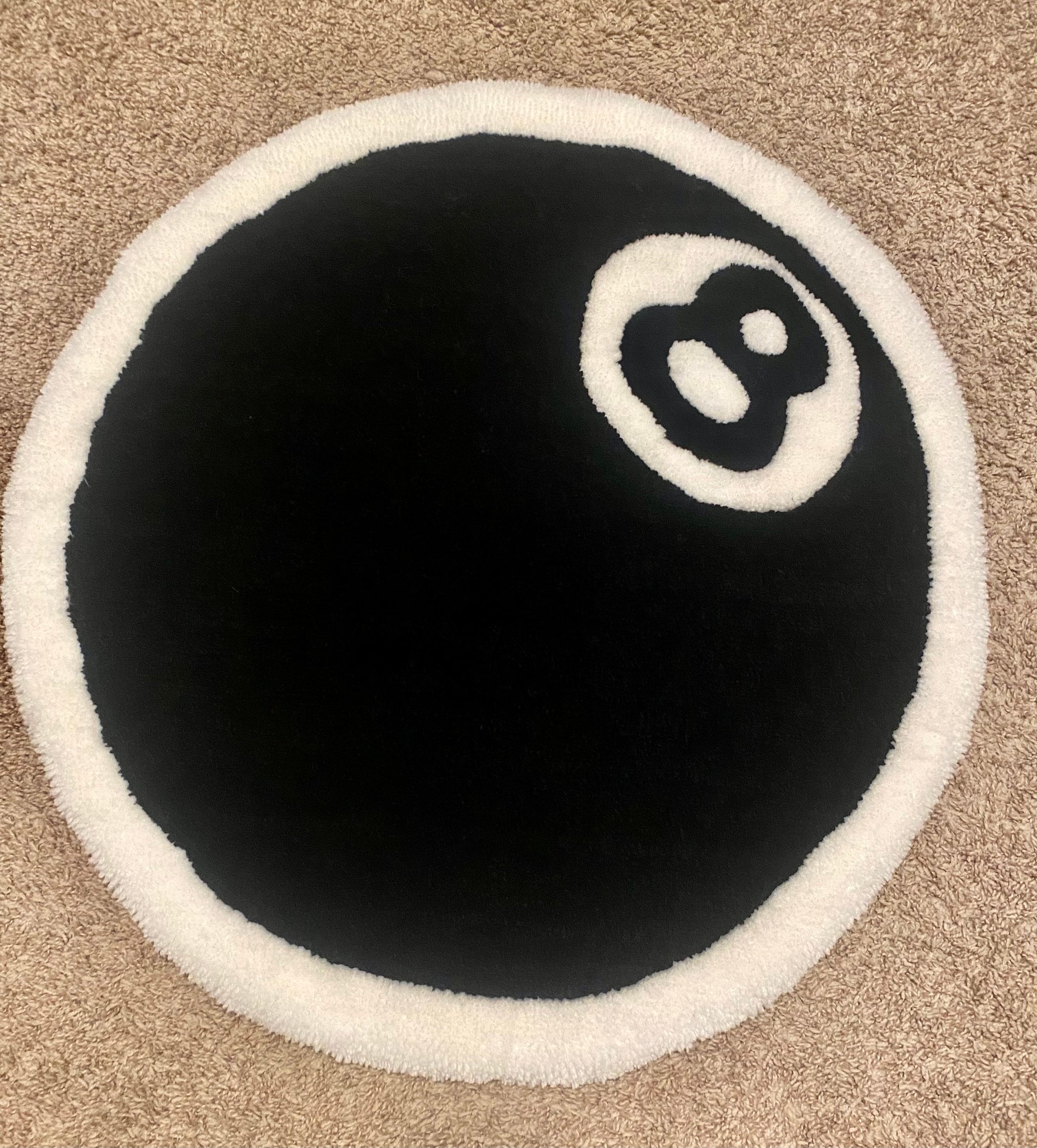 8 Ball Tufted Rug - Etsy