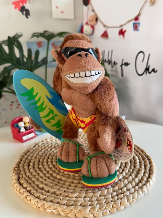 レア ドンキーコング ファンキーコング 1995 バンプレスト ぬいぐるみ