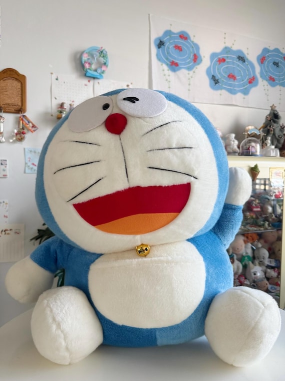 Doraemon Vintage Big Size 50” Fujiko-pro 1970 Robot Cat Plush - Etsy