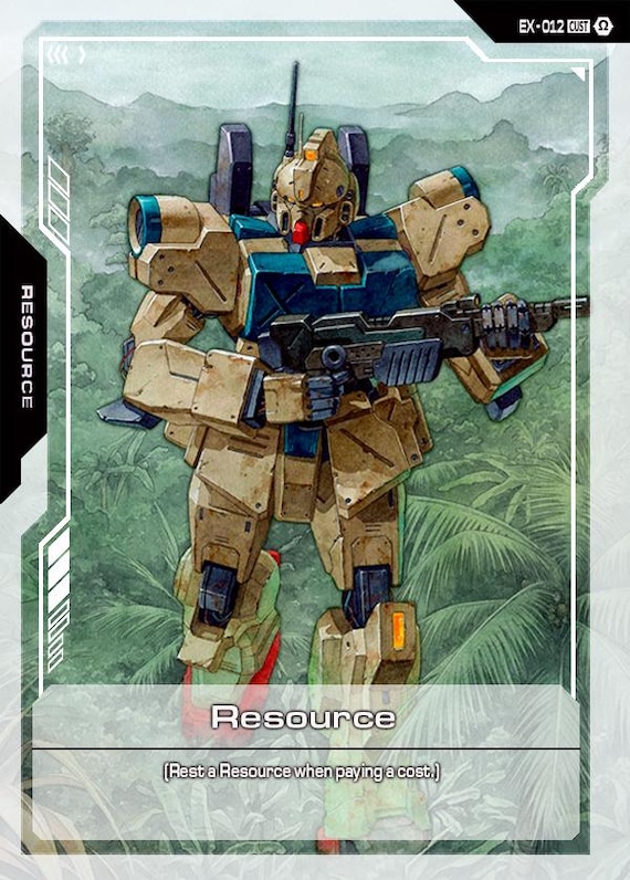 Gundam TCG Custom Resource Card! (various Models) - Etsy
