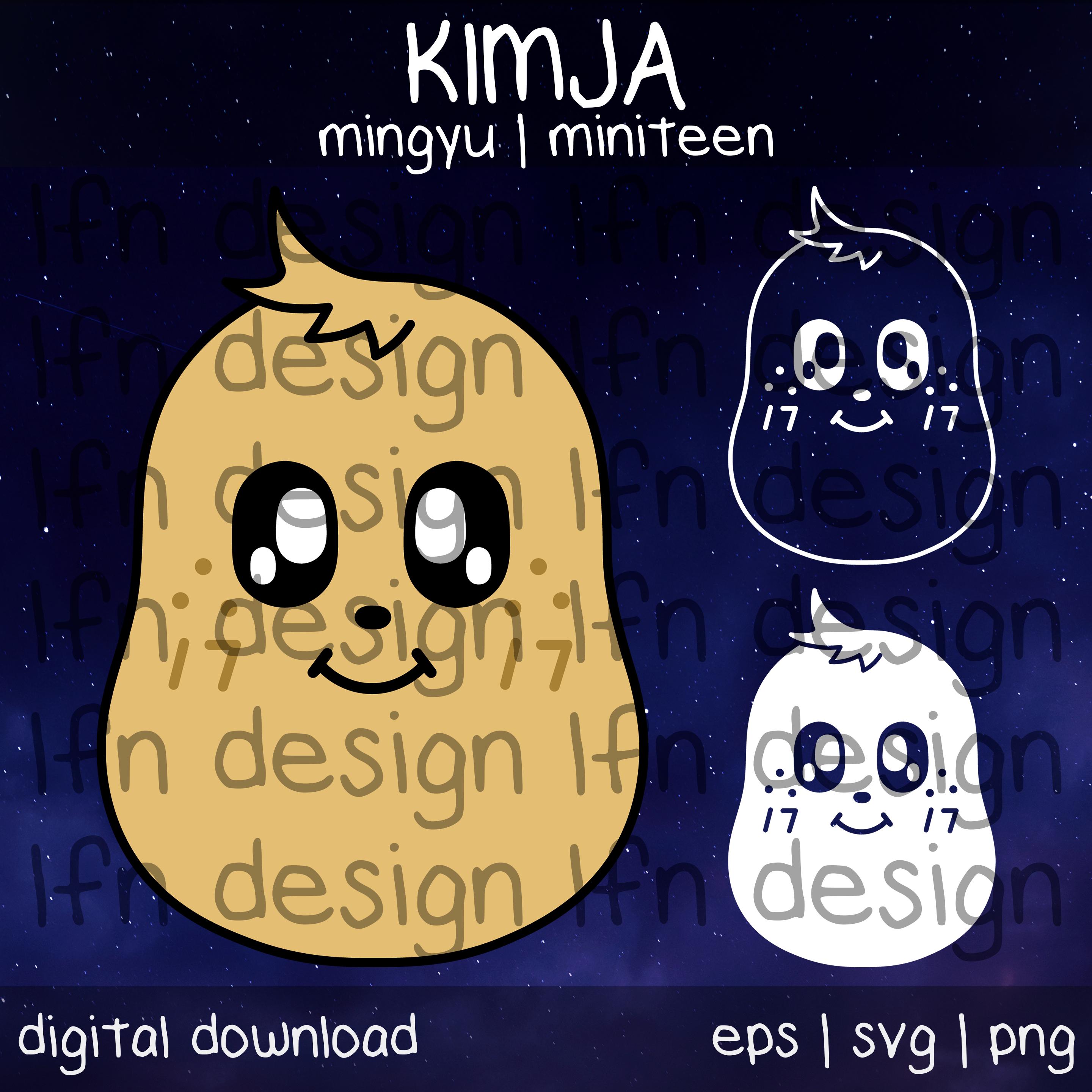 Seventeen Miniteen Kimja SVG Pack - Etsy