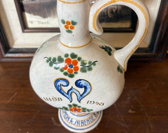 ヴィンテージ 50周年記念 パールチノ社 ピッチャー 花瓶 22Kゴールド