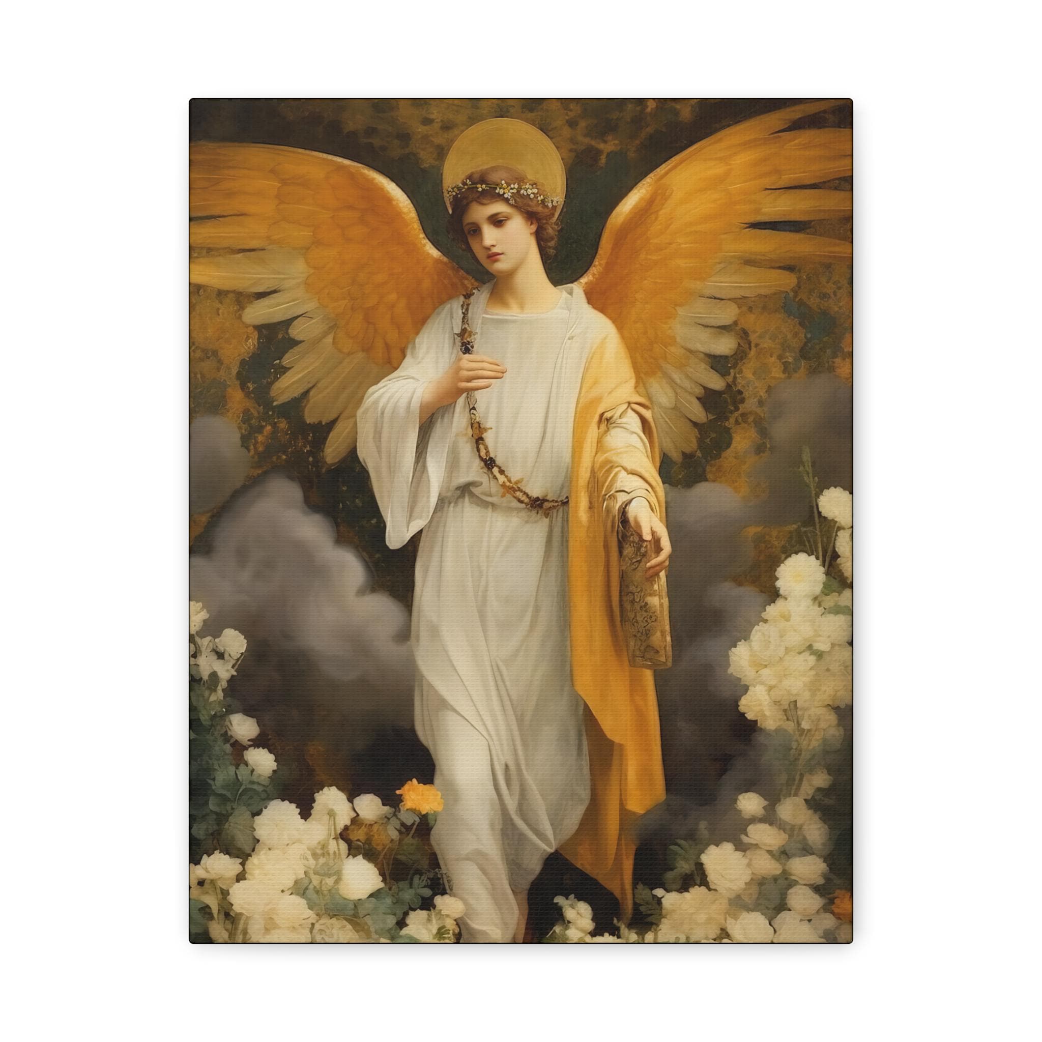 大天使ガブリエル - ギャラリーラップキャンバス - 聖なる魂のプリント