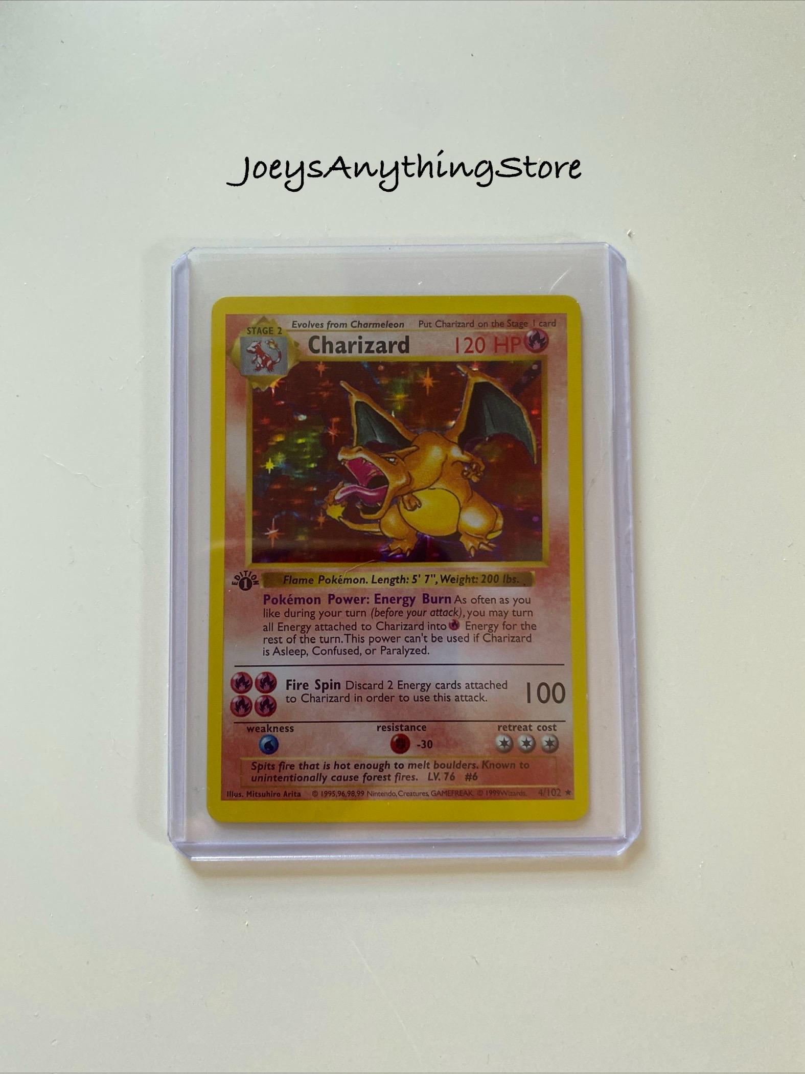 1st edition shadowless charizard - Etsy 日本