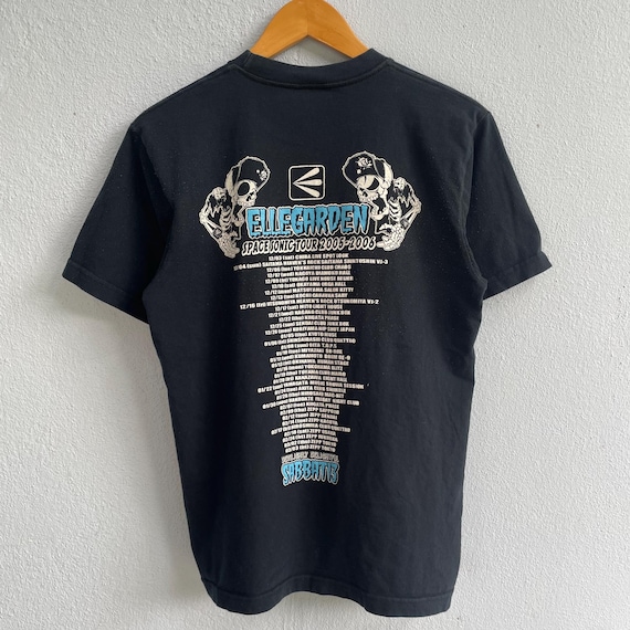 Vintage Y2k Ellegarden Space Sonic Tour Japanese Band Punk Tshirt