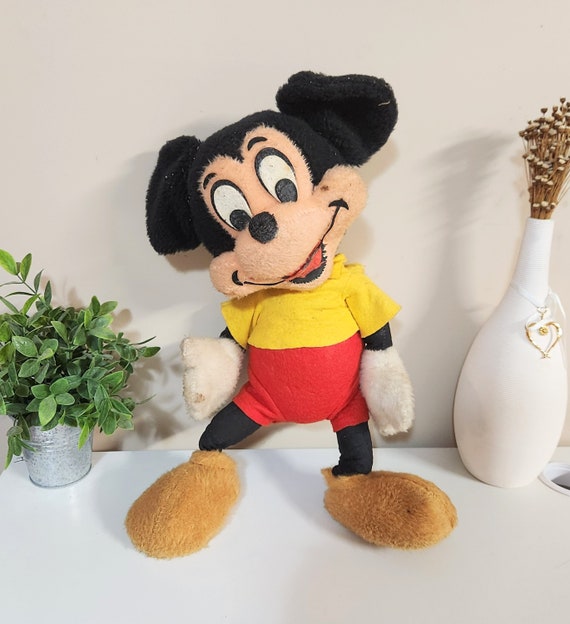 ヴィンテージ ミッキーマウス ぬいぐるみ / イエロートップ レッド