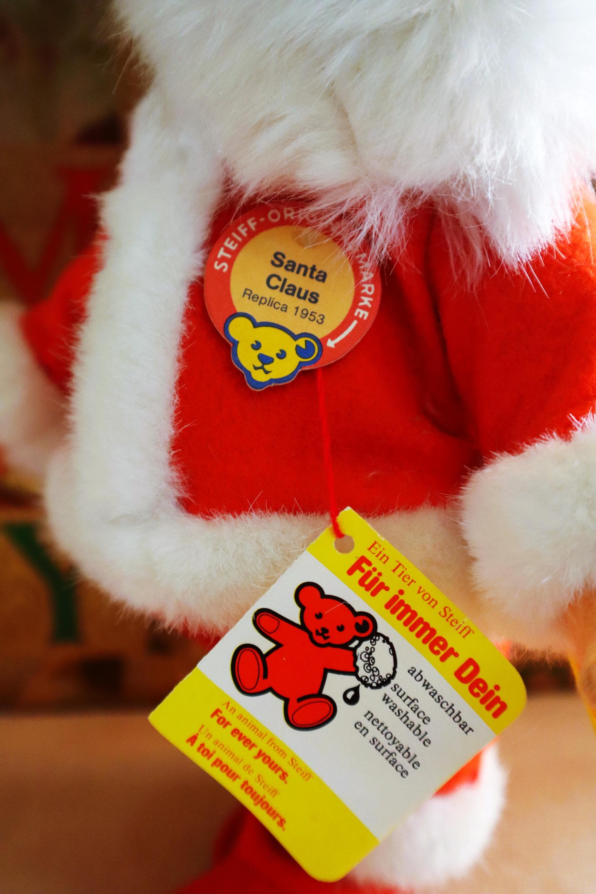 ぬいぐるみ STEIFF Christmas Roly Poly Santa 2003 STEIFF Christmas