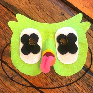 Duolingo Face Mask - Etsy