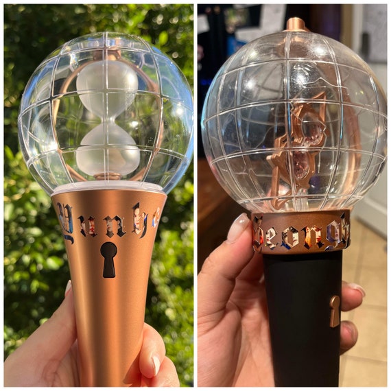 LIGHTINY VER 1 and VER 2 Old English Name Decals (ateez Lightstick
