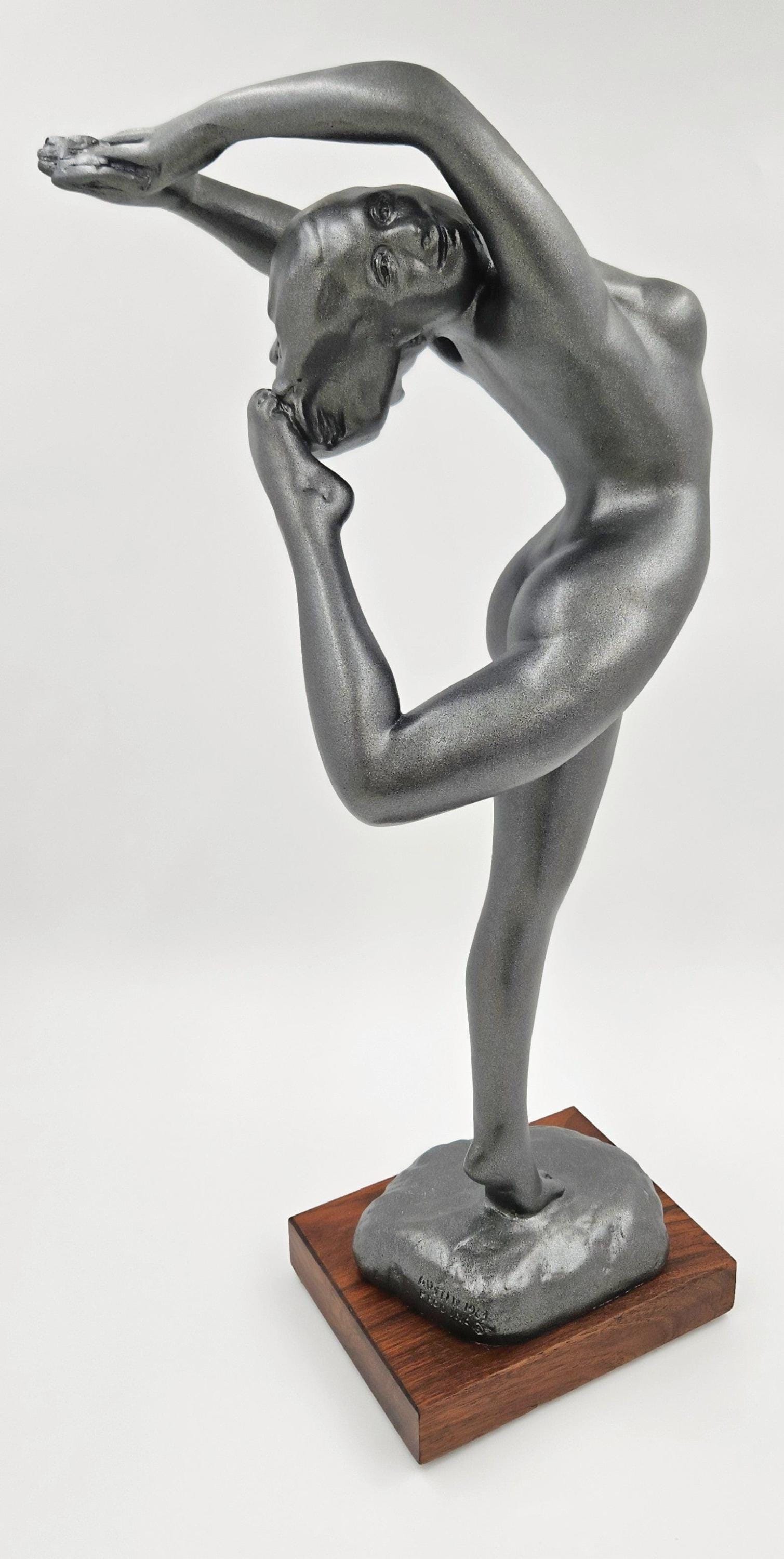 Restored RARE Austin Prod Yan Macleod Female Dancer Sculpture