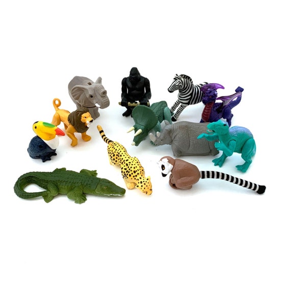Vintage Animal Kingdom Toys Complete Set 1998 Happy Meal Mcdonalds