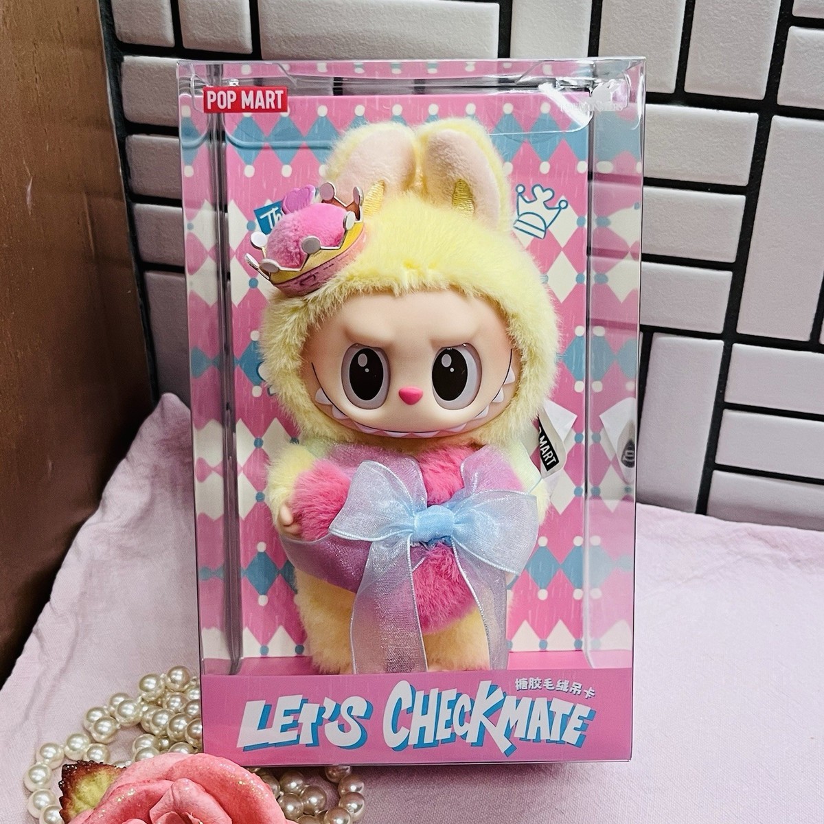 Pop Mart Labubu The Monsters Let's Checkmate Queen Vinyl Plush (US