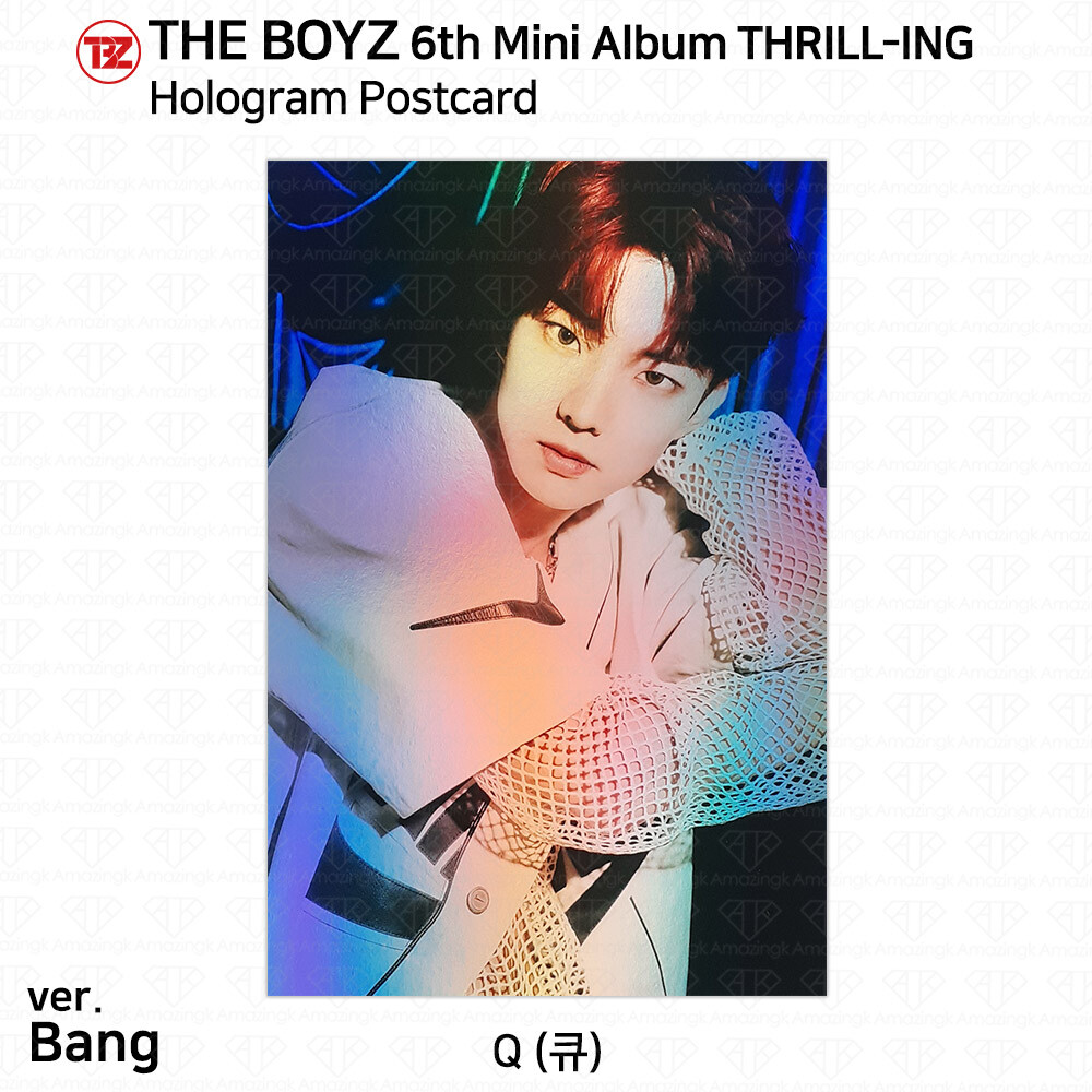 The Boyz 6th Mini Album Thrill-ing Official Photocard Postcard Q
