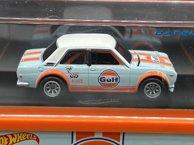 2022 Hot Wheels RLC redline club BLUE 71 DATSUN 510 GULF Racing