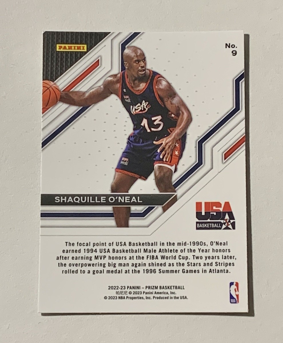 2022-23 Panini Prizm Shaquille O'Neal #9 USA Basketball | eBay