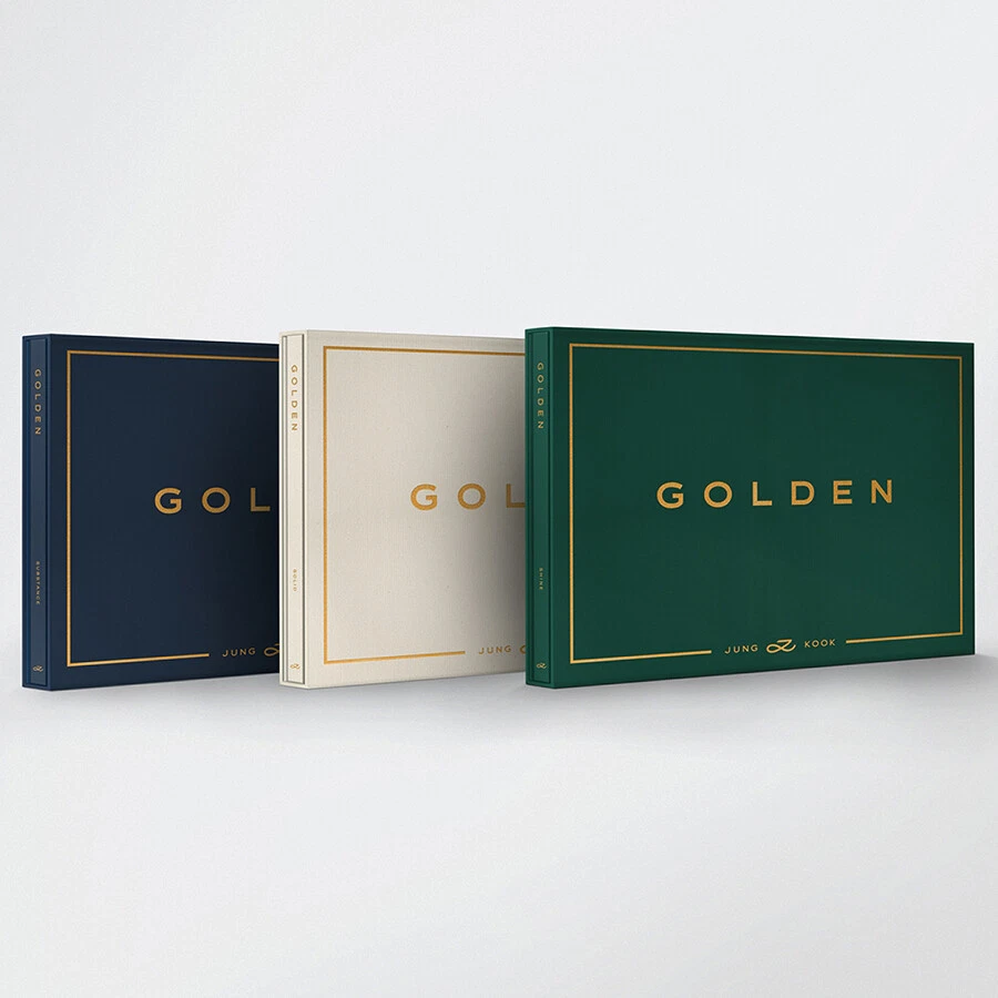BTS JUNGKOOK [GOLDEN] Album CD+Photo Book+4 Card+Poster+2 Sticker+