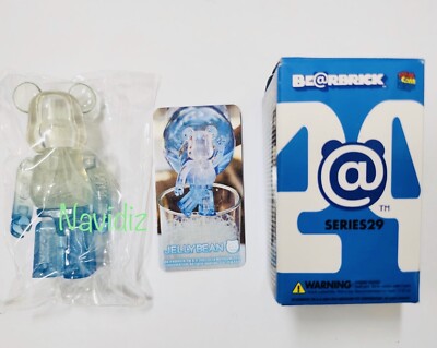 Medicom Bearbrick Series 29 Jellybean S29 Blue Soda Clear 100% be
