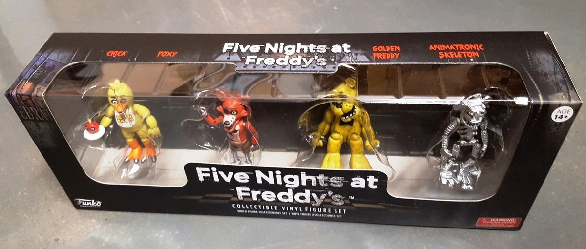 Five Nights at Freddy's 2-inch Four Pack Vinyl Figures Set #1 (NEW
