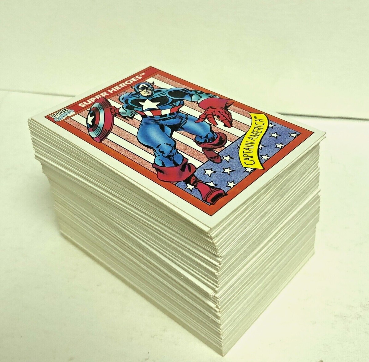 1990 Marvel Complete Set 1-162 Impel Trading Cards w/Stan Lee High