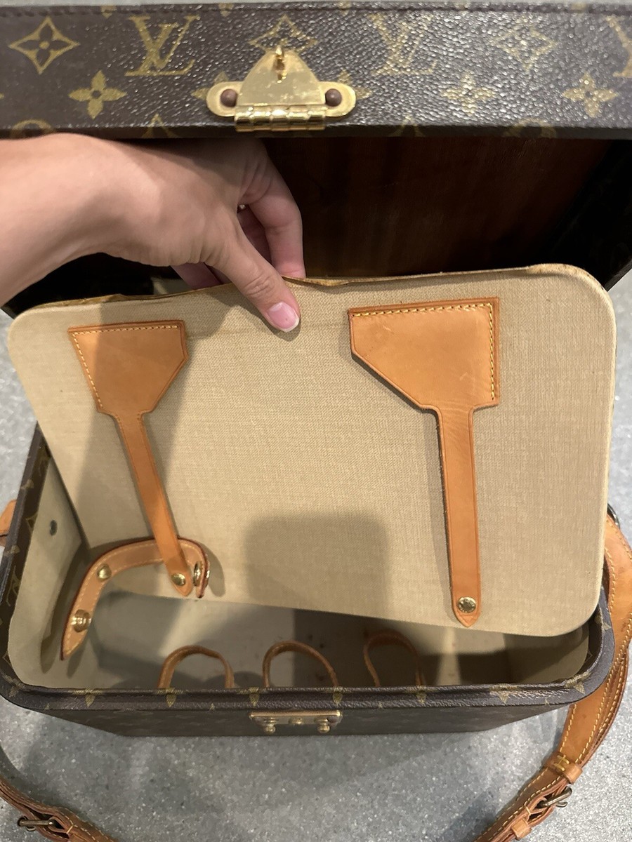 Louis Vuitton Vintage Monogram Boite Flacons Cosmetic Case Makeup