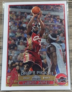 Lebron James Rookie Card Topps Chrome for sale | eBay