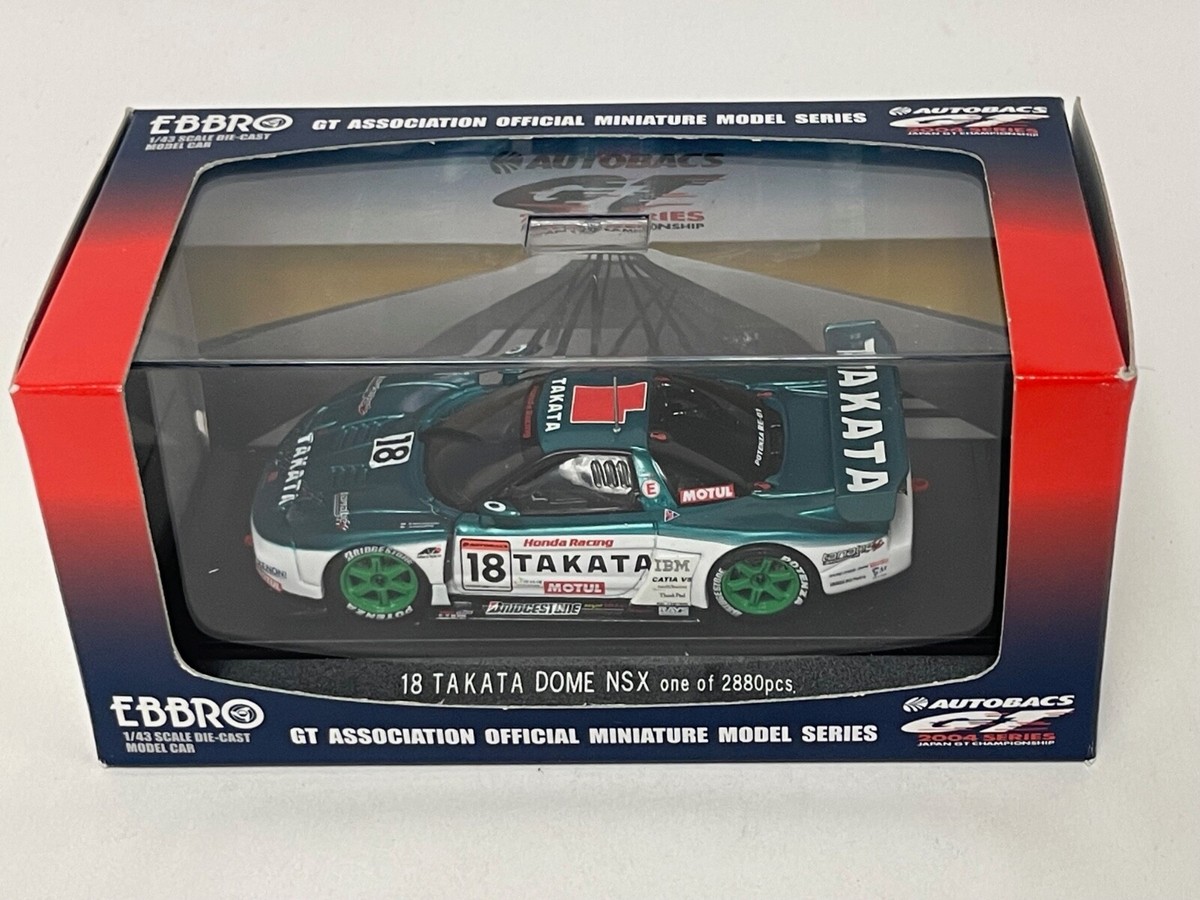 1/43 Ebbro Takata Dome Honda NSX JGTC 2004 car #18 #576 CS1014 | eBay