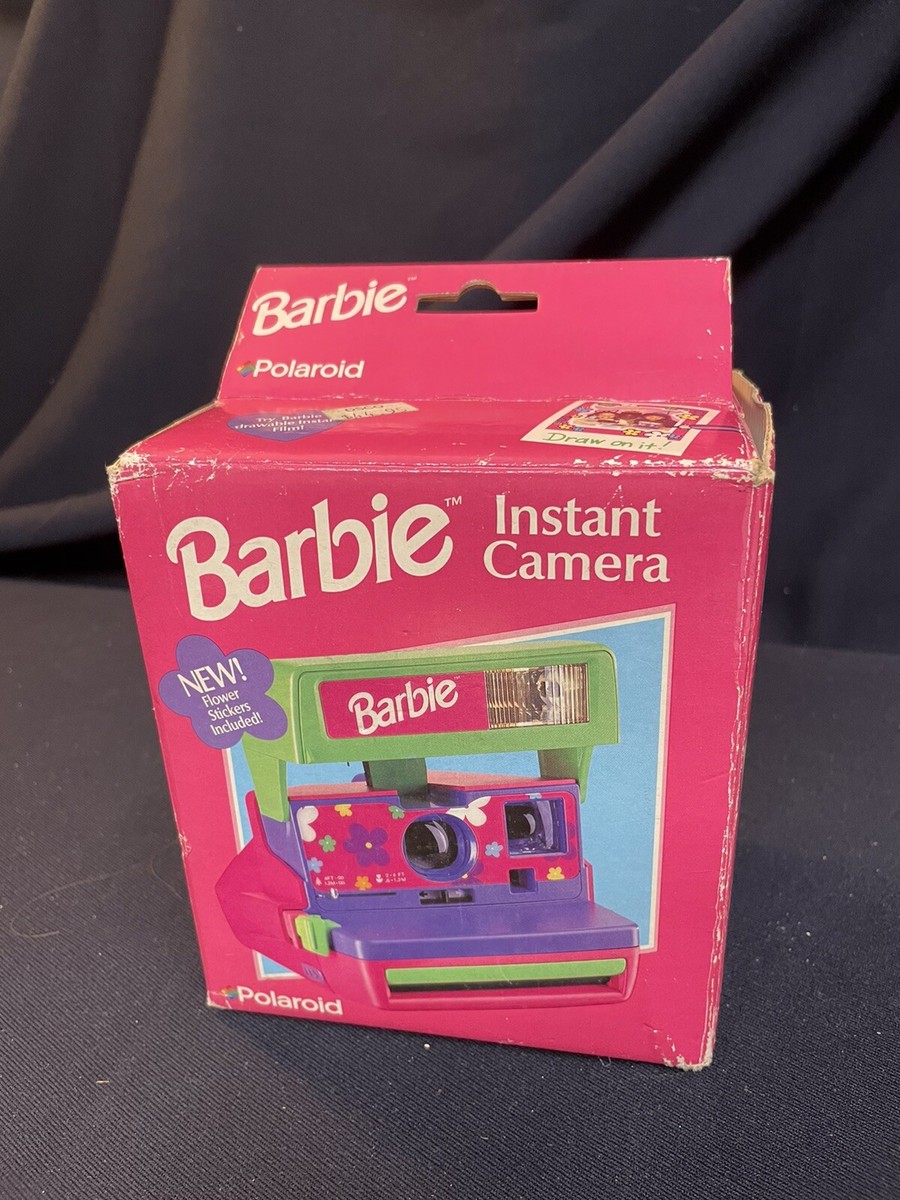 Barbie Polaroid Instant Camera - Mattel 1998 In Box - Not Tested