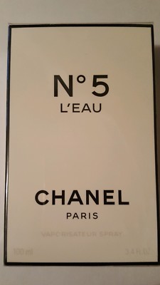 Chanel No. 5 L'eau 3.4 oz / 100 ml EDT Eau De Toilette Spray, NEW