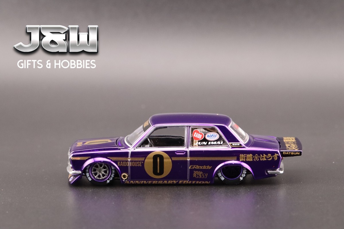 Kaido House x Mini GT Datsun 510 Pro Street Anniversary Purple