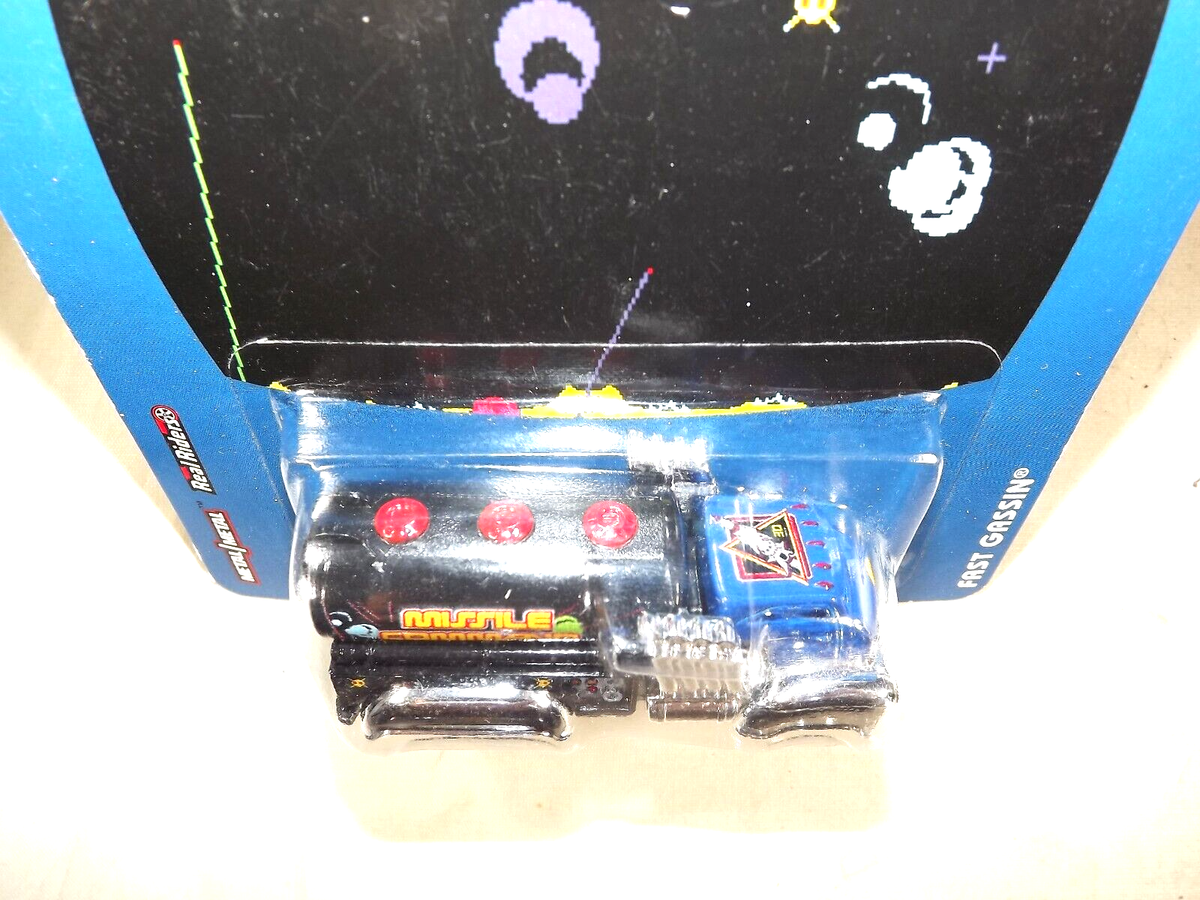 2013 Hot Wheels Pop Culture Atari-Missile Command FAST GASSIN Blue
