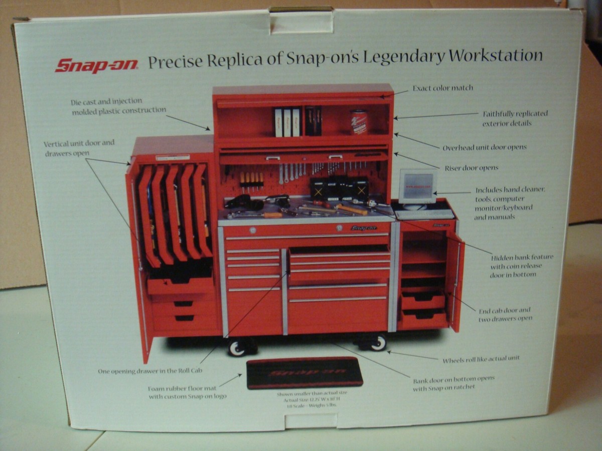 Snap-on KRL Miniature Workstation Bank Replica Limited Edition 1:8