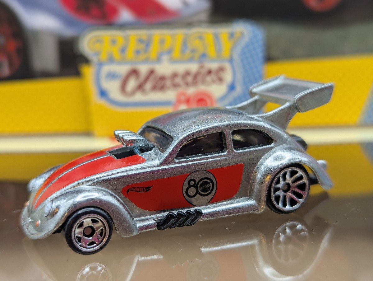 2025 Hot Wheels REPLAY the Classics VW DRAG BEETLE ➽ZAMAC;Red🔥80