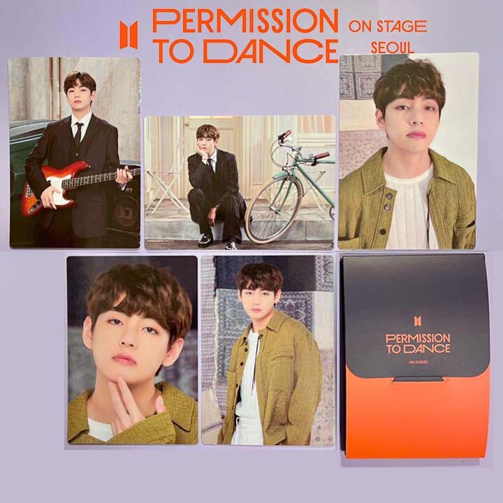 BTS V Taehyung PTD PERMISSION TO DANCE On Stage SEOUL Mini Photo