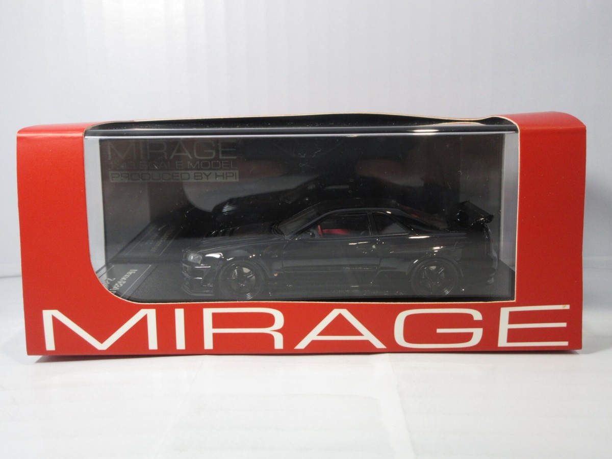 1:43 HPI-MIRAGE NISSAN Nismo R34 Skyline GT-R Z-tune Black Die