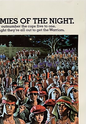 Original Movie Poster THE WARRIORS 1 Sheet NYC New York Can You