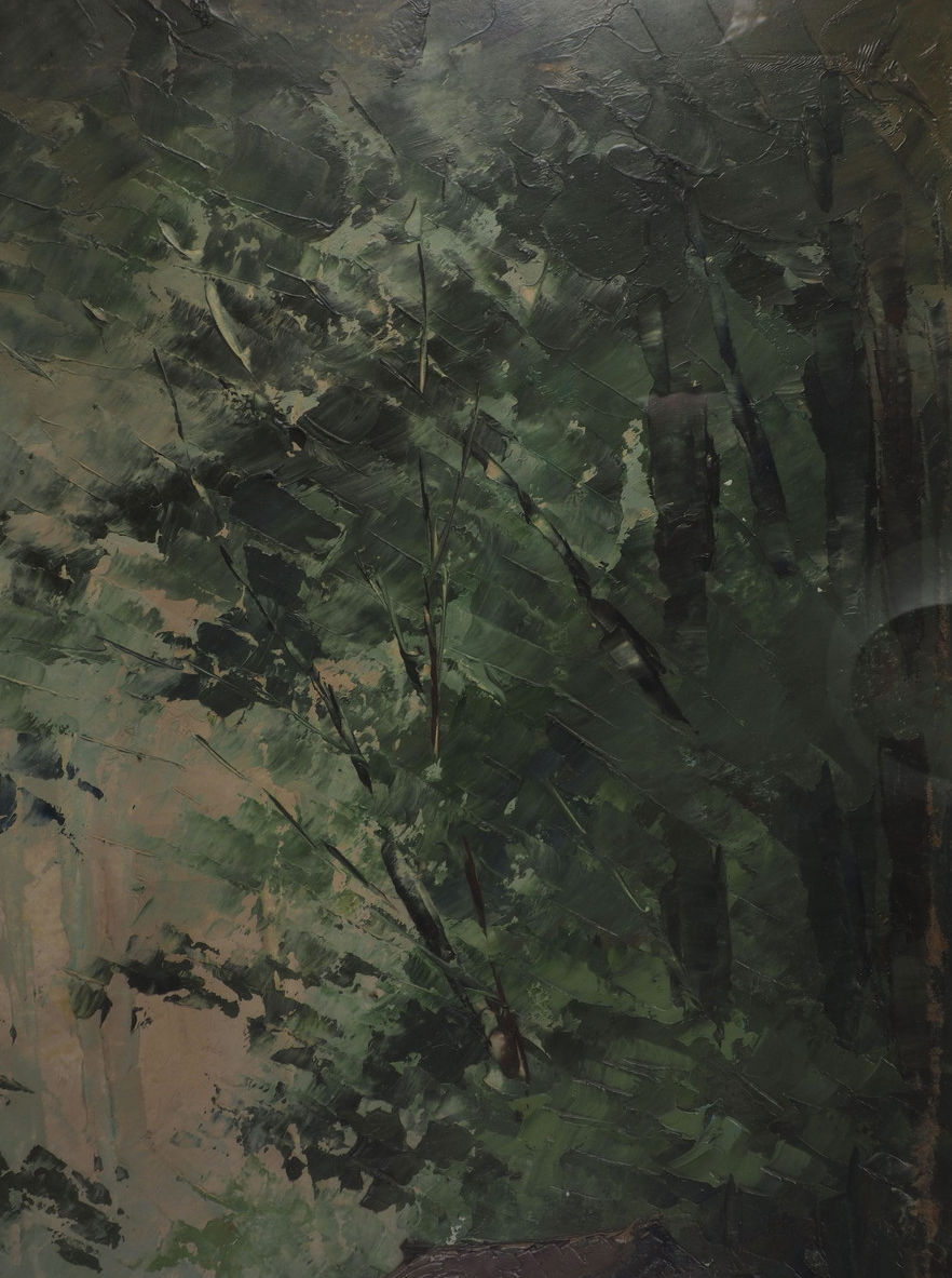 PABLO MATANIA (Brazilian) Original Painting Oil Canvas Signed