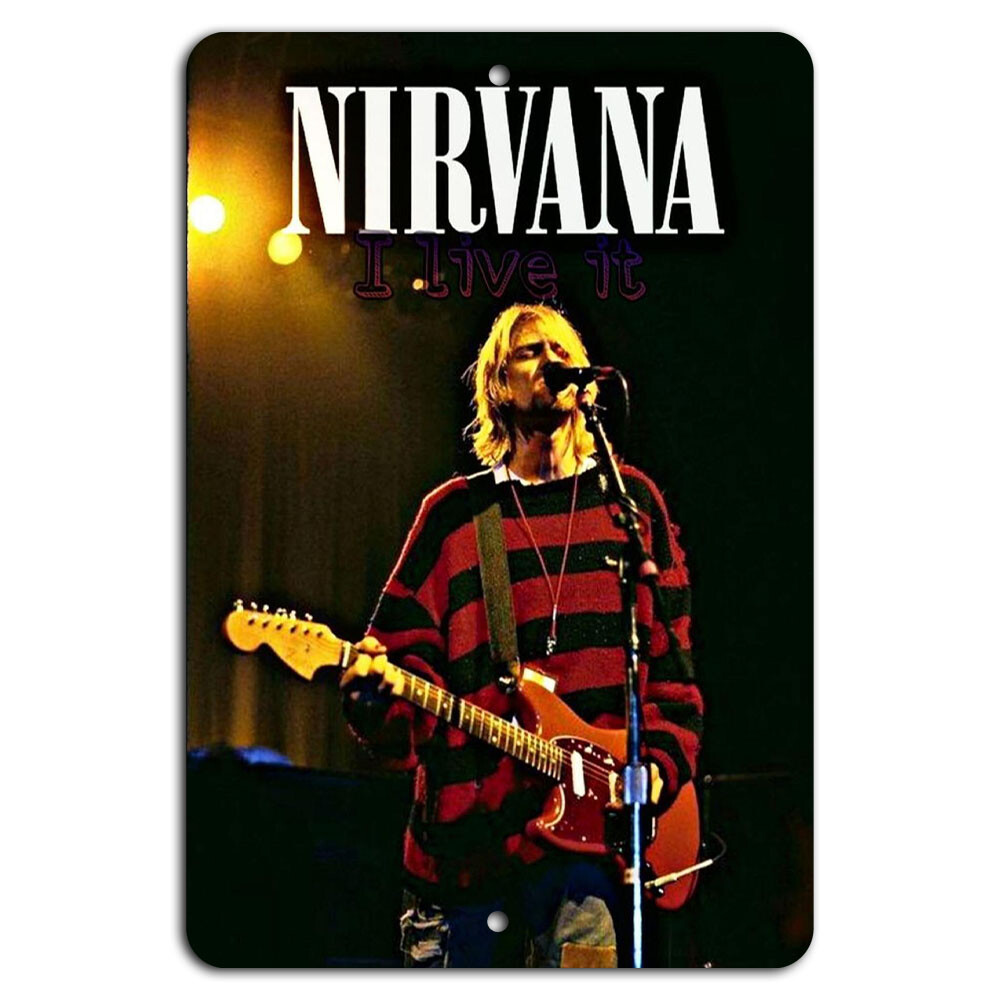 Nirvana Kurt Cobain Live Performance Poster | eBay