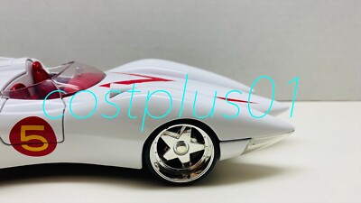 JADA SPEED RACER MACH 5 GLOSSY WHITE WITH NO 5 GRAPHIC 1:24 | eBay