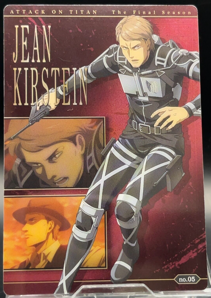 Jean Kirstein No.5 Attack On Titan AOT Wafer Card Bandai Japanese