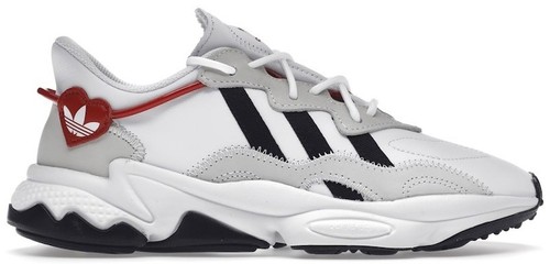 Adidas Ozweego Valentines Day Valentine's White Red Heart FZ1825