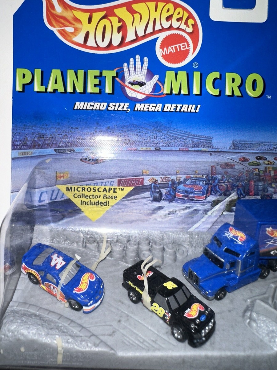 Hot Wheels Planet Micro Pro Racing 1/4 Series 1 Set #18712 New