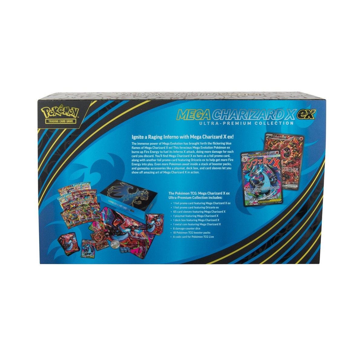 Pokemon 15LK96N6T5CT Trading Card Games Charizard X Ex Ultra